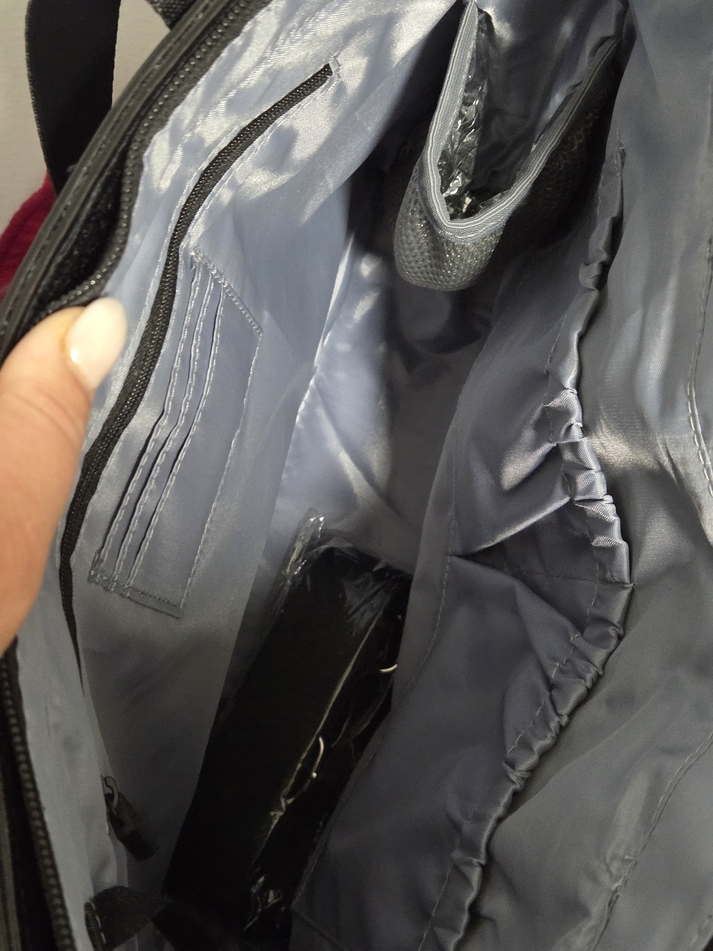 IHKWIP carry your confidence convertible anti-theft tote Black NWOT - Picture 4 of 9